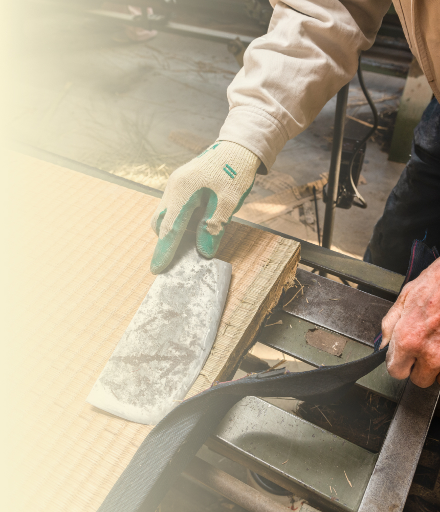 畳製造機器と畳店の構造改革